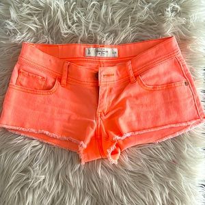 Abercrombie & Fitch Orange Shorts